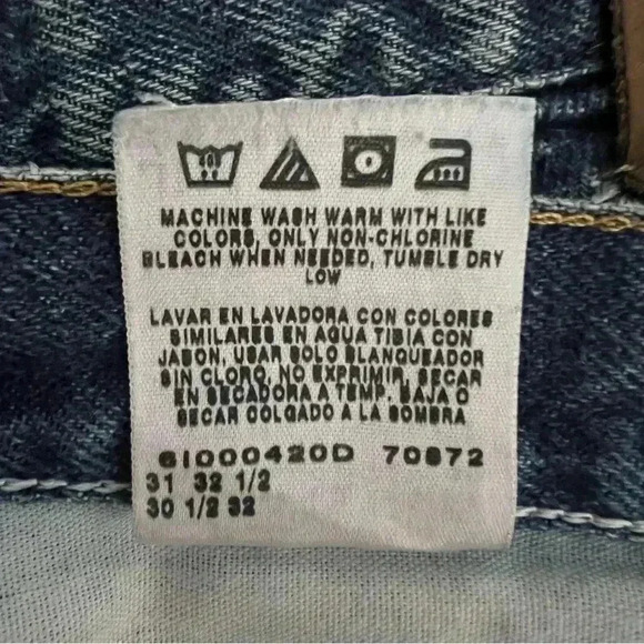Lee Jeans Cutoff Shorts Vintage 90s size 30 in excellent condition. - Picture 5 of 5